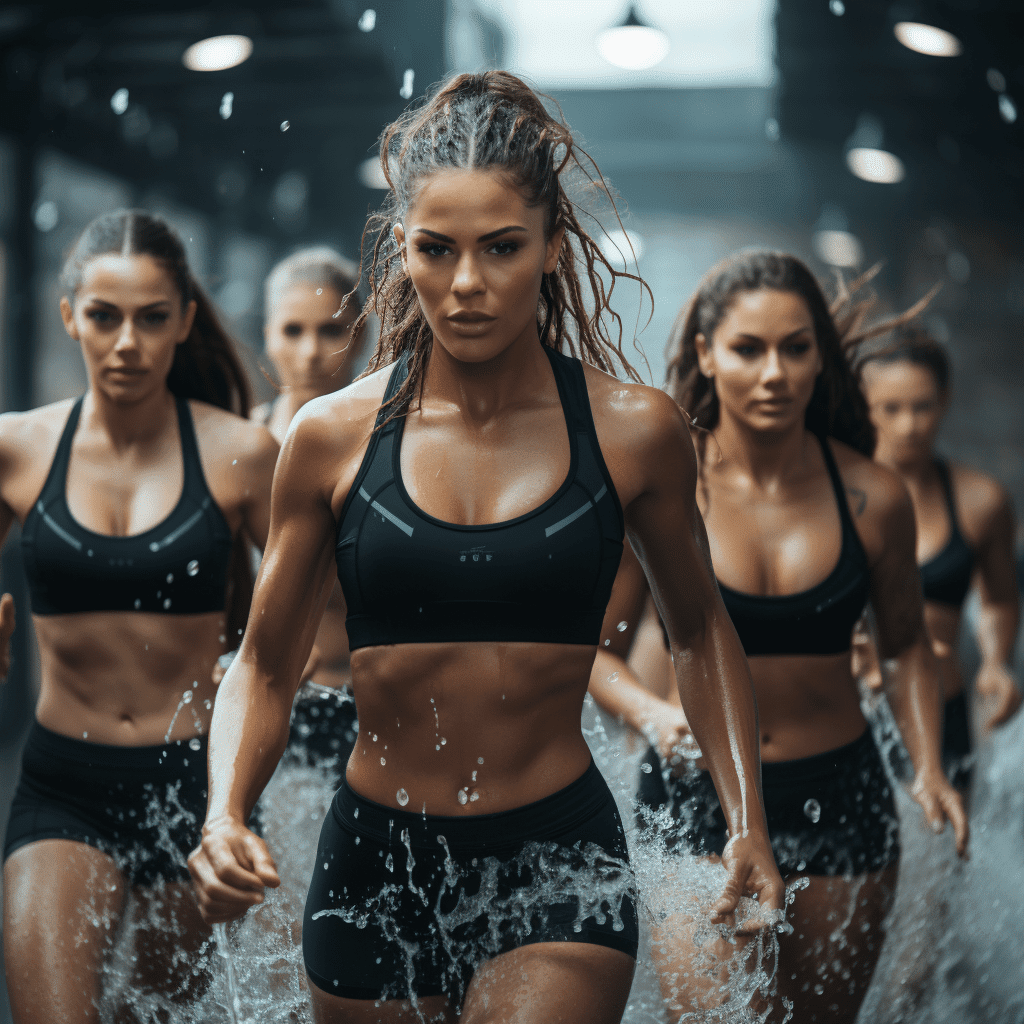Loadedm Beautiful Female Fitness Models Blowing Water On Female 7Fe90F7A 96E9 4F09 9Ff0 Be1E94F1Da75 Tl Quick Ab Workout