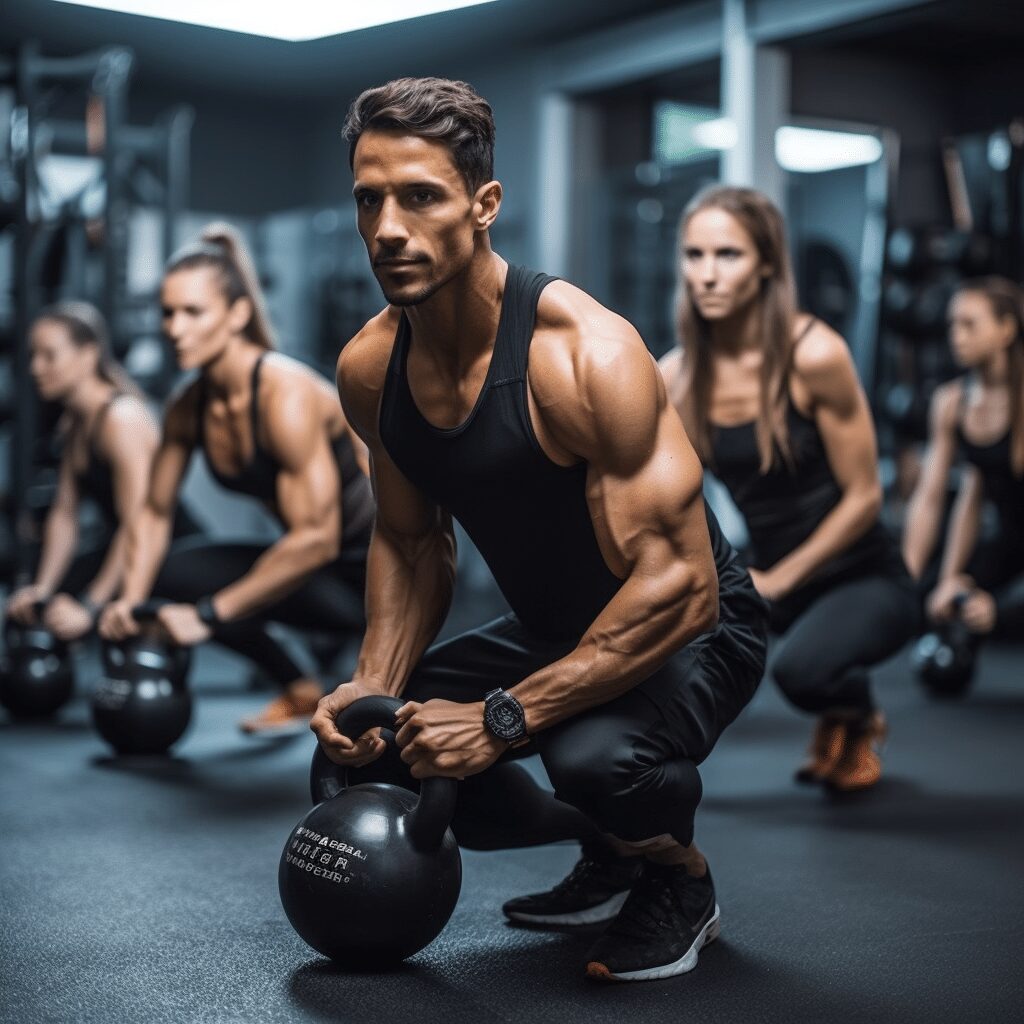 Loadedm Fitness Models Kettlebell Core Workout At The Gym 15376A72 17D3 40C5 A80C 72Fde4B60C08 Bl Kettlebell Around The World