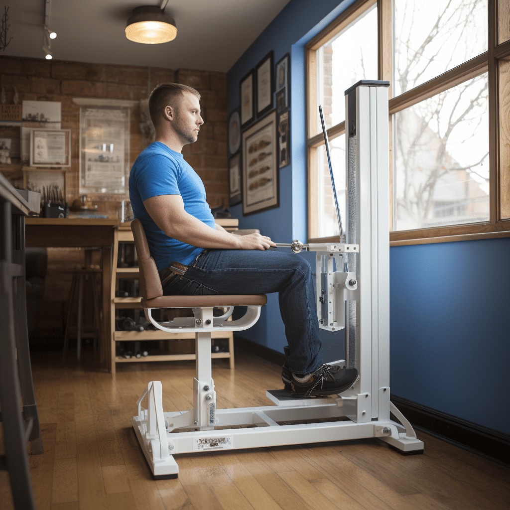 Seated Calf Raise Machine Image