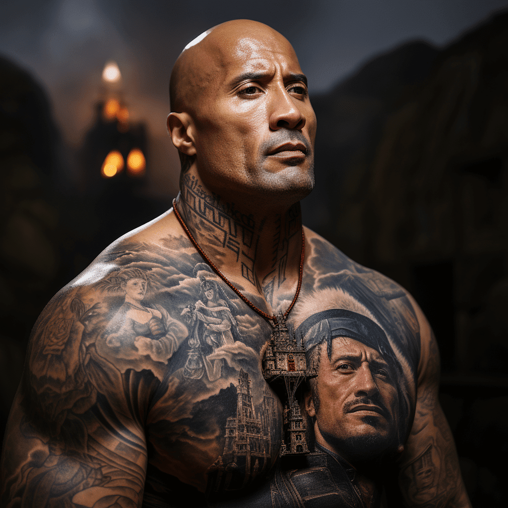 the rock tattoo