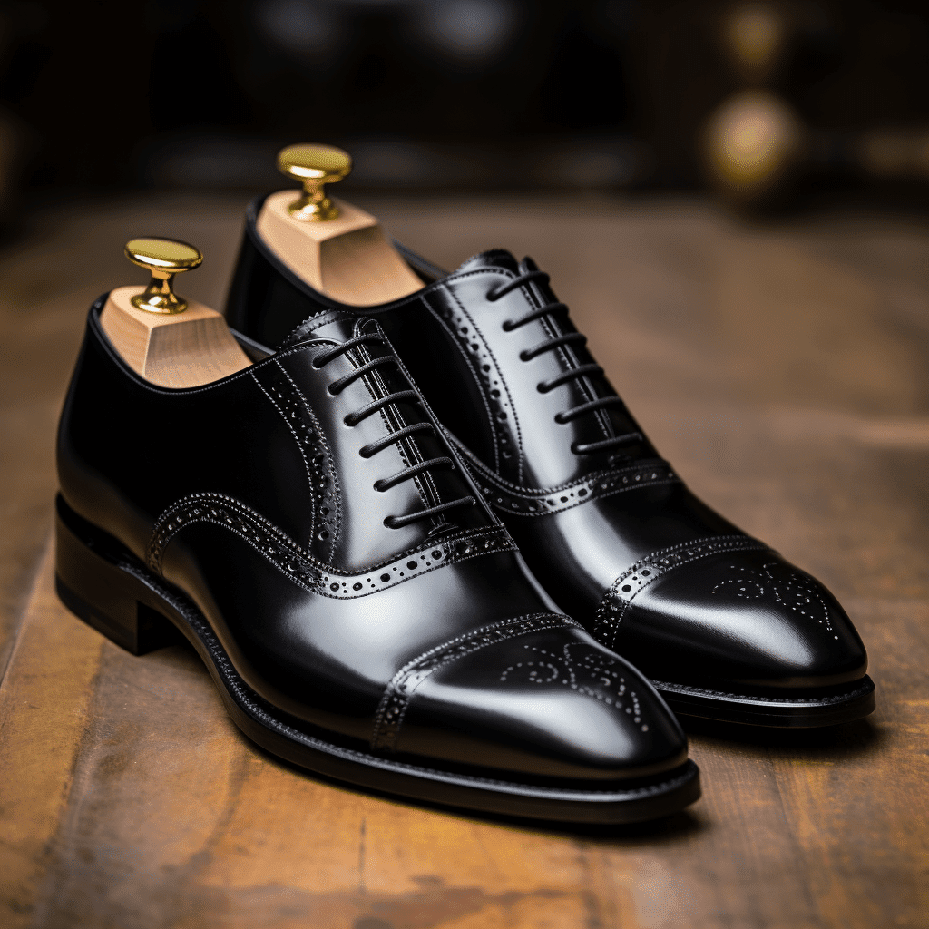 Black Shoes Men Image 18340