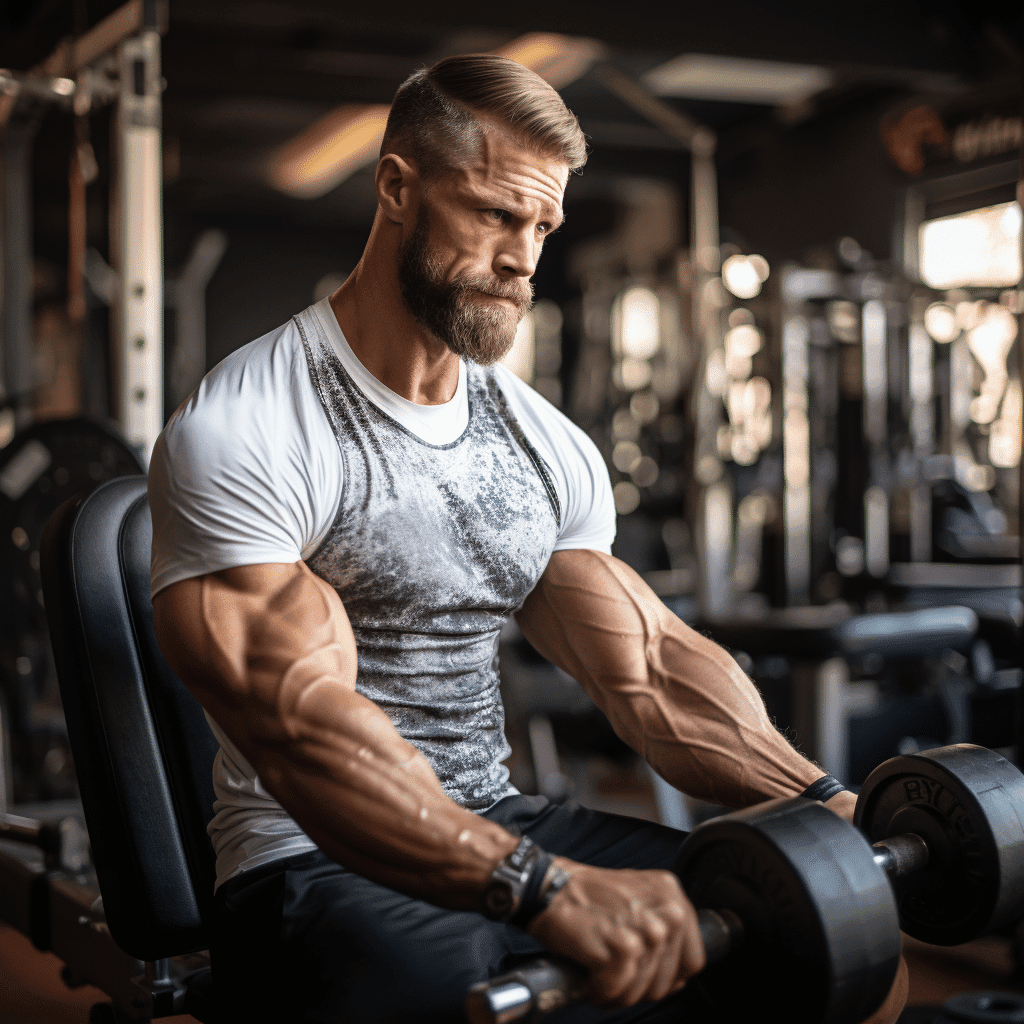 Dumbbell Tricep Image 24971