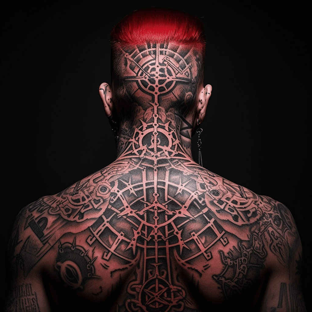 Female Neck Tattoos Image 22622