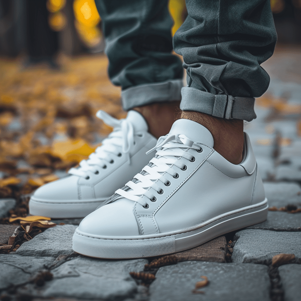 Mens White Shoes Image 28764