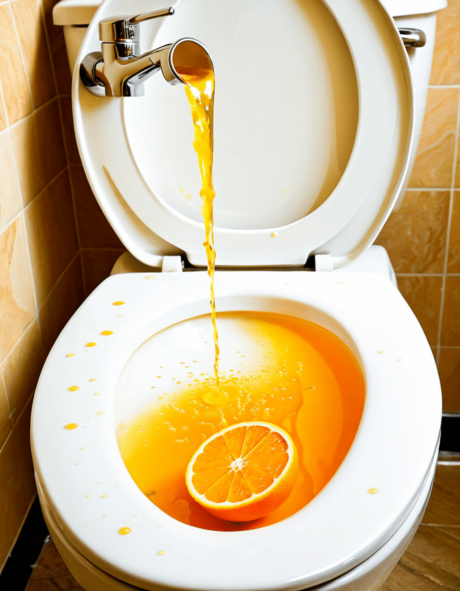 orange urine