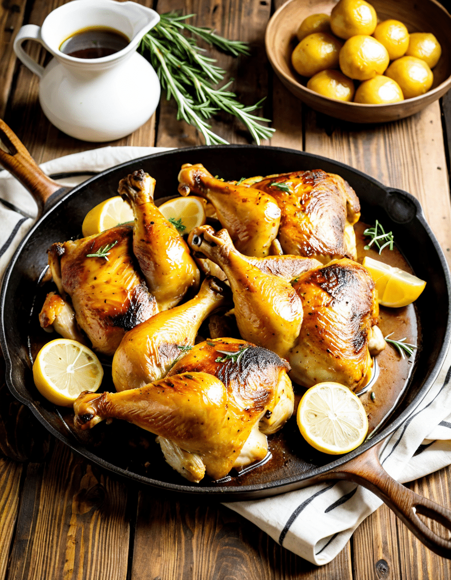 roasted chicken thighs
