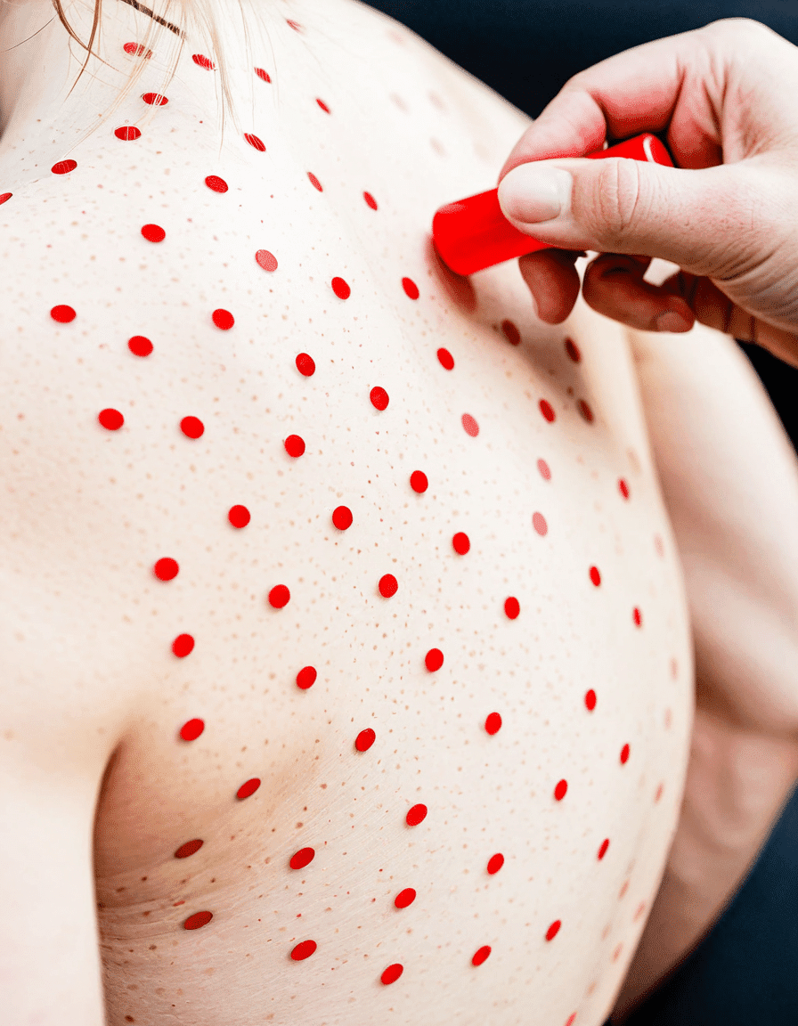 tiny red dots on skin