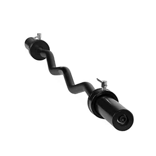Cap Barbell Olympic Ez Curl Bar Black New Version Inch Obis B Cap Barbell Olympic Ez Curl Bar, Black (New Version), Inch (Obis B)