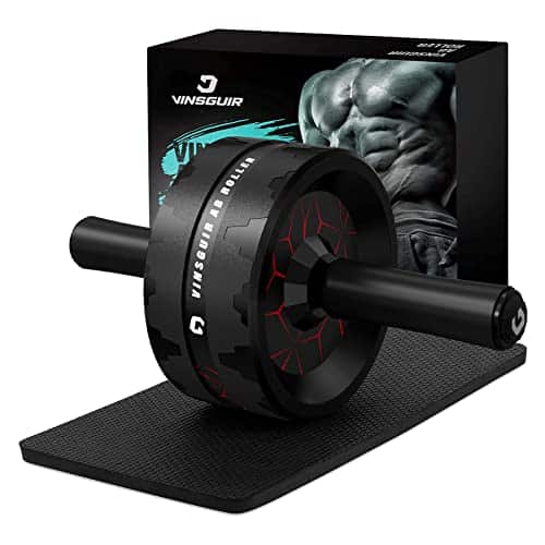 Vinsguir Ab Roller Wheel, Abs Workout Equipment For Abdominal &Amp; Core Strength Training, Exercise Wheels For Home Gym, Fitness Equipment For Core Workout With Knee Pad Accessories