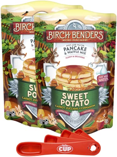 Birch Benders Sweet Potato Pancake And Waffle Mix Oz Pack Of With By The Cup Swivel Spoons Birch Benders Sweet Potato Pancake And Waffle Mix, Oz (Pack Of ) With By The Cup Swivel Spoons