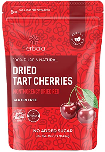 Dried Cherries Unsweetened, Fresh, Montmorency Dried Tart Cherries, No Sugar Added, All Natural And Whole Oz.