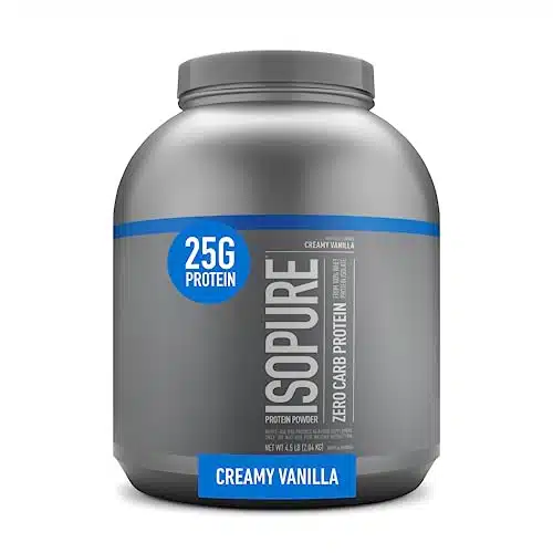 Isopure Protein Powder, Whey Isolate With Vitamin C &Amp; Zinc For Immune Support, G Protein, Zero Carb &Amp; Keto Friendly, Flavor Creamy Vanilla, Servings, Pounds (Packaging May Vary)