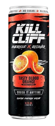 Kill Cliff Energy Recovery Drink Electrolytes B Vitamins Natural Clean Energy Drink Zero Sugar Keto Pack Tasty Blood Orange Kill Cliff Energy &Amp; Recovery Drink Electrolytes &Amp; B Vitamins Natural, Clean Energy Drink Zero Sugar Keto Pack (Tasty Blood Orange)