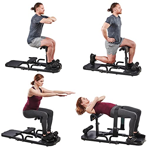Lifepro In Sissy Squat Machine Hip Thrust Machine Deep Squat Workout Machine Glutes Workout Equipment For Home Gym Build Whole Body Strength Improve Balance Posture Sculpt Your Booty Lifepro In Sissy Squat Machine &Amp; Hip Thrust Machine Deep Squat Workout Machine &Amp; Glutes Workout Equipment For Home Gym Build Whole Body Strength, Improve Balance &Amp; Posture, &Amp; Sculpt Your Booty