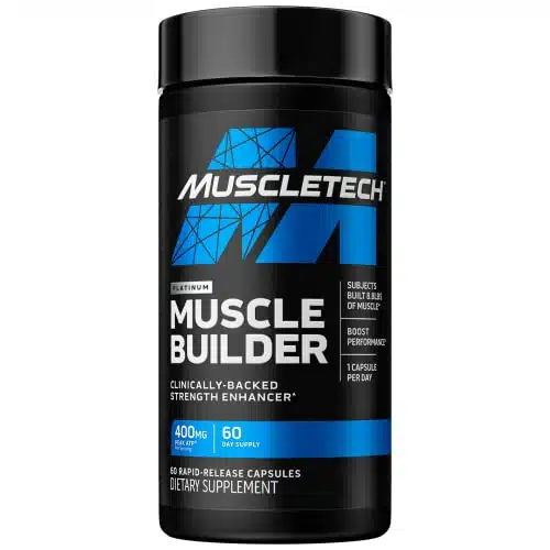 Muscle Builder  Muscletech Muscle Builder  Muscle Building Supplements For Men &Amp; Women  Nitric Oxide Booster  Muscle Gainer Workout Supplement  Mg Of Peak Atp For Enhanced Strength, Pills