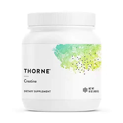 Thorne Creatine   Creatine Monohydrate, Amino Acid Powder   Support Muscles, Cellular Energy And Cognitive Function   Gluten Free, Keto   Nsf Certified For Sport   Oz   Servings