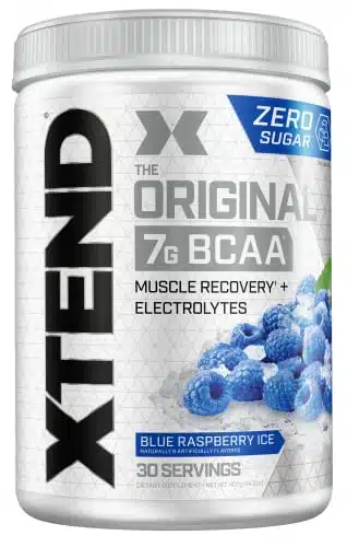 Xtend Original Bcaa Powder Blue Raspberry Ice   Sugar Free Post Workout Muscle Recovery Drink With Amino Acids   G Bcaas For Men &Amp; Women   Servings