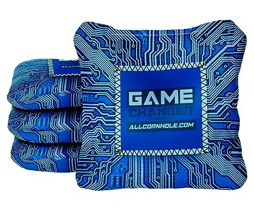 Allcornhole.com  Gamechanger Cornhole Bags  Patented Technology  Acl Pro Approved  Set Of (Royal)