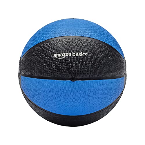 Amazon Basics Weighted Medicine Ball For Workouts Exercise Balance Training Pounds Blueblack Amazon Basics Weighted Medicine Ball For Workouts Exercise Balance Training, Pounds, Blueblack