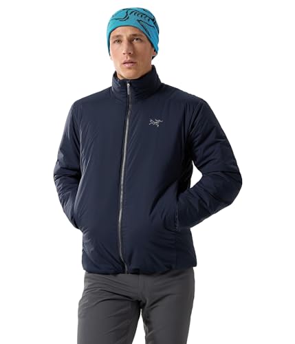 Arcteryx Atom Heavyweight Jacket Mens Warm Synthetic Insulation Jacket For All Round Use Redesign Black Sapphire X Large Arc'Teryx Atom Heavyweight Jacket Men'S Warm Synthetic Insulation Jacket For All Round Use Redesign Black Sapphire, X Large