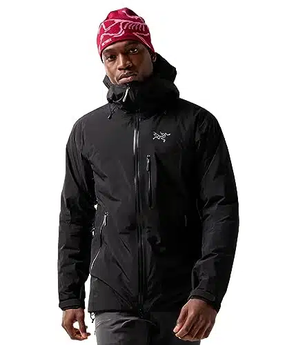 Arc'Teryx Beta Insulated Jacket Men'S  Insulated Gore Tex Mountain Shell   Redesign  Black, Large