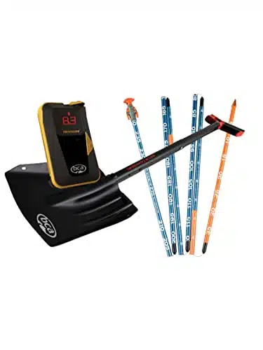 Bca Backcountry Access Tturbo Avalanche Beacon Kit Rescue Package   Includes The Tracker Transceiver, Centimeter Avalanche Probe, And Shovel With Saw.