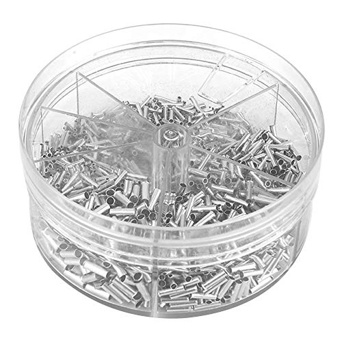 Bare Non Insulated Butt Connectors Assortment Kit Terminal Connectors Wire Terminal Kit Pcs Types Butt Splice Connectors With Plastic Box