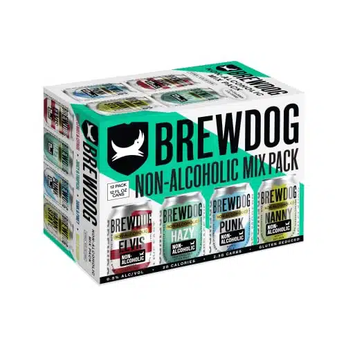 Brewdog Ixed Non Alcoholic Pack  Includes Nanny, Elvis, Hazy, &Amp; Punk  Oz Cans
