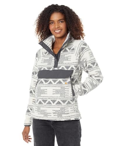 Carhartt Womens Relaxed Fit Fleece Pullover Outerwear Malt Geo Aztec Medium Us Carhartt Womens Relaxed Fit Fleece Pullover Outerwear, Malt Geo Aztec, Medium Us
