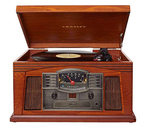 Crosley Crd Pa Lancaster Speed Turntable With Radio Cdcassette Player Aux In And Bluetooth Paprika Crosley Crd Pa Lancaster Speed Turntable With Radio, Cdcassette Player, Aux In And Bluetooth, Paprika