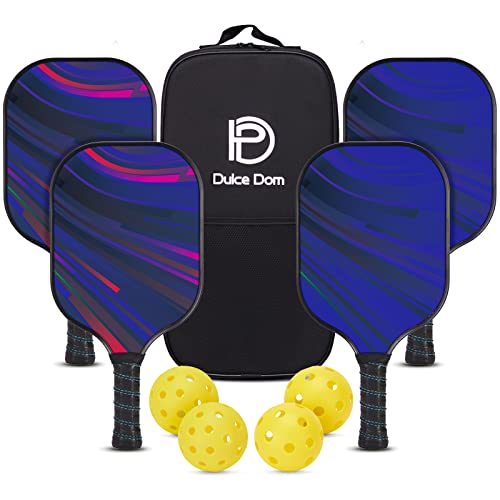 Dulce Dom Pickleball Paddles Set Of Usapa Approved Pickleball Paddles Rackets Set Lightweight Paddles With Pickle Balls And Portable Bag For Beginners Indoor Outdoor Sports Dulce Dom Pickleball Paddles Set Of , Usapa Approved Pickleball Paddles Rackets Set, Lightweight Paddles With Pickle Balls And Portable Bag For Beginners Indoor Outdoor Sports