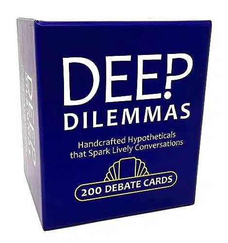 Deep Dilemmas   'Would You Rather' Conversation Cards For Ridiculous Debates &Amp; Better Relationships. Original Ice Breaker Question Cards For Couples, Friends, &Amp; Family   Adults +