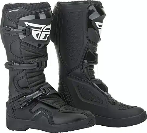 Fly Racing Adult Maverik Motocross Boots (Black,)