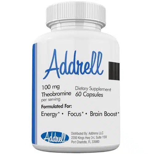 Focus Pep Addrell Energy Stimulant Dietary Supplement Designed For Brain Boosting  Natural Pills