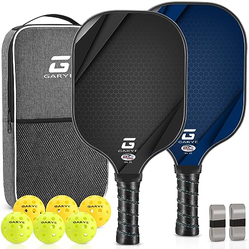 Garye Pickleball Paddles Set Of Usapa Approved Carbon Fiber Pickleball Set Lightweight Graphite Pickle Ball Rackets Pack With Balls Pickleball Bag Pickle Ball Paddle Set For Men And Women Garye Pickleball Paddles Set Of , Usapa Approved Carbon Fiber Pickleball Set, Lightweight Graphite Pickle Ball Rackets Pack With Balls, Pickleball Bag, Pickle Ball Paddle Set For Men And Women