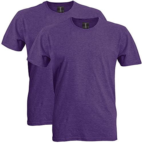 Gildan Adult Softstyle Cotton T Shirt Style G Multipack Heather Purple Pack X Large Gildan Adult Softstyle Cotton T Shirt, Style G, Multipack, Heather Purple (Pack), X Large