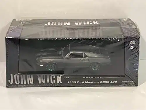 Greenlight John Wick ()   Ford Mustang Boss Die Cast Vehicle, Multicolor