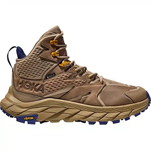 Hoka One One Men'S Anacapa Mid Gtx Waterproof Hiking Boots (Dune   Elmwood, )