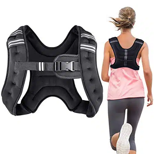Henkelion Weighted Vest Weight Vest For Men Women Kids Weights Included, Body Weight Vests Adjustable For Running, Training Workout, Jogging, Walking
