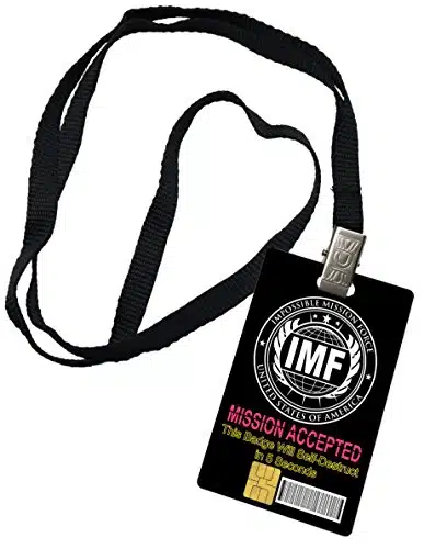 Impossible Mission Force Novelty Id Badge Prop Costume