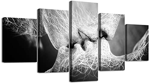 Kissing Wall Art Romantic Sexy Lovers Kissing Love Picture Canvas Prints Black And White Artwork Decor For Couple Bedroom Bed Decorations Modern Stretched And Framed Poster Ready To Hang Kissing Wall Art Romantic Sexy Lovers Kissing Love Picture Canvas Prints Black And White Artwork Decor For Couple Bedroom Bed Decorations Modern Stretched And Framed Poster Ready To Hang