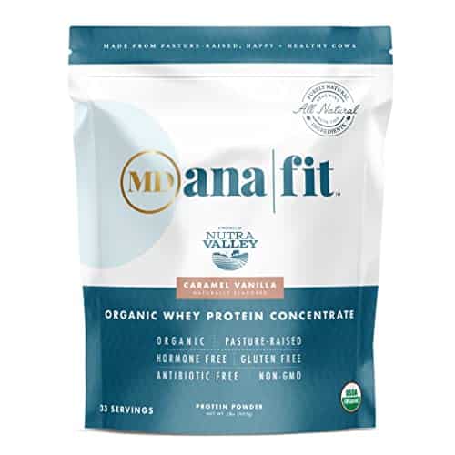Md Ana Fit Organic Whey Concentrate Protein Powder Pasture Raised All Natural Hormone Free Caramel Vanilla Lb Bag Md Ana Fit Organic Whey Concentrate Protein Powder, Pasture Raised All Natural Hormone Free (Caramel Vanilla, Lb Bag)