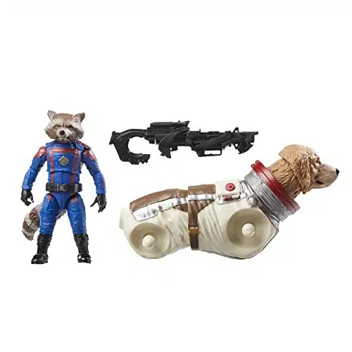 Marvel Legends Series Rocket, Guardians Of The Galaxy Vol. Inch Collectible Action Figures, Toys For Ages And Up