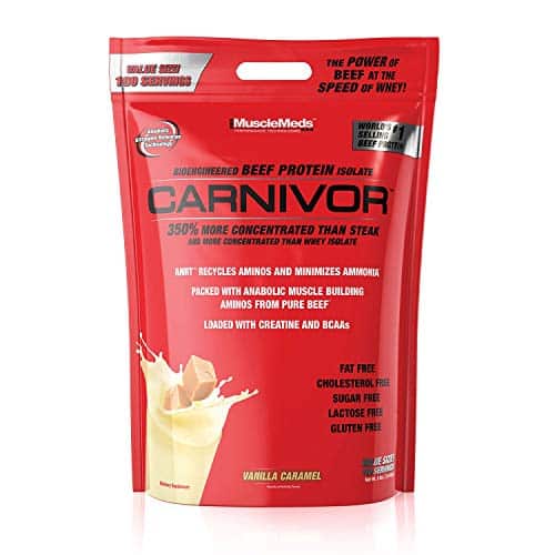 Musclemeds Carnivor Beef Protein Isolate Powder Vanilla Caramel Pound Musclemeds Carnivor Beef Protein Isolate Powder, Vanilla Caramel, Pound