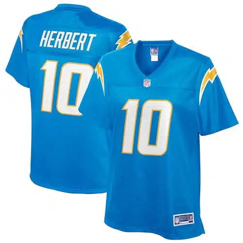 Nfl Pro Line Women'S Justin Herbert Powder Blue Los Angeles Chargers Team Player Jersey