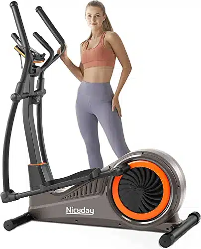 Niceday Elliptical Machine, Cross Trainer With Hyper Quiet Magnetic Driving System, Resistance Levels, Lb Weight Limit