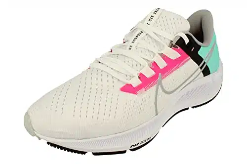 Nike Air Zoom Pegasus Ens Running Trainers C Sneakers Shoes, White Wolf Grey Hyper Pink ,