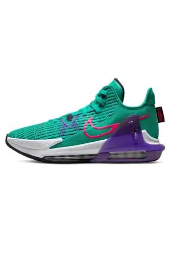 Nike Mens Lebron Witness Vi Basketball Trainers Czshoes, Clear Emeraldhyper Pink,