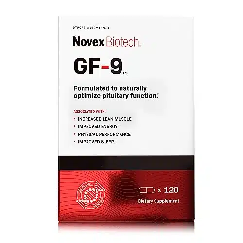 Novex Biotech Gf Â Hgh Boosting Supplement For Men   Workout Supplement For Men Â Boost Growth Hormone Naturally, Capsules (Day Supply)