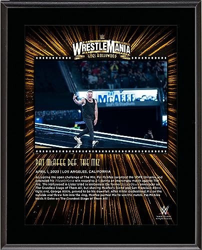Pat Mcafee Wwe X Restlemania Night Sublimated Plaque Wrestling Photos Pat Mcafee Wwe X Restlemania Night Sublimated Plaque Wrestling Photos